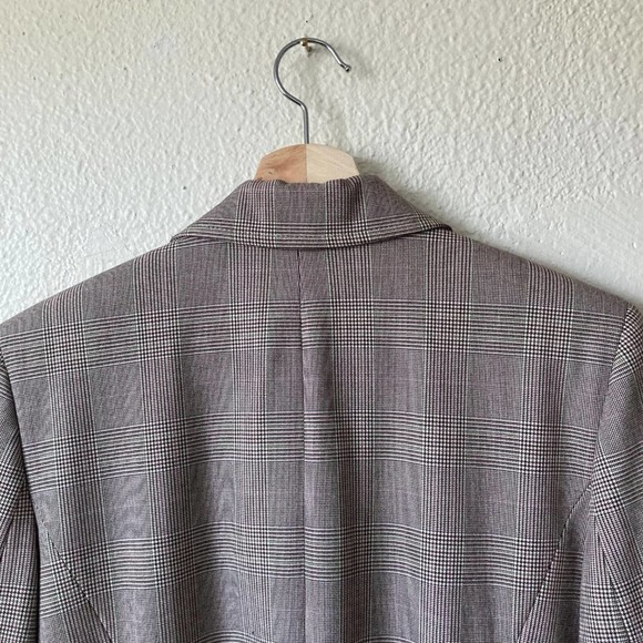 Valerie Stevens Glen Check Blazer Size 10 Petite - Picture 9 of 15